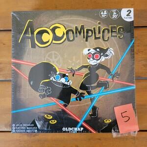 Board Game Accomplices Deduction Party Unique Theme  Cooperative 2 Player Game